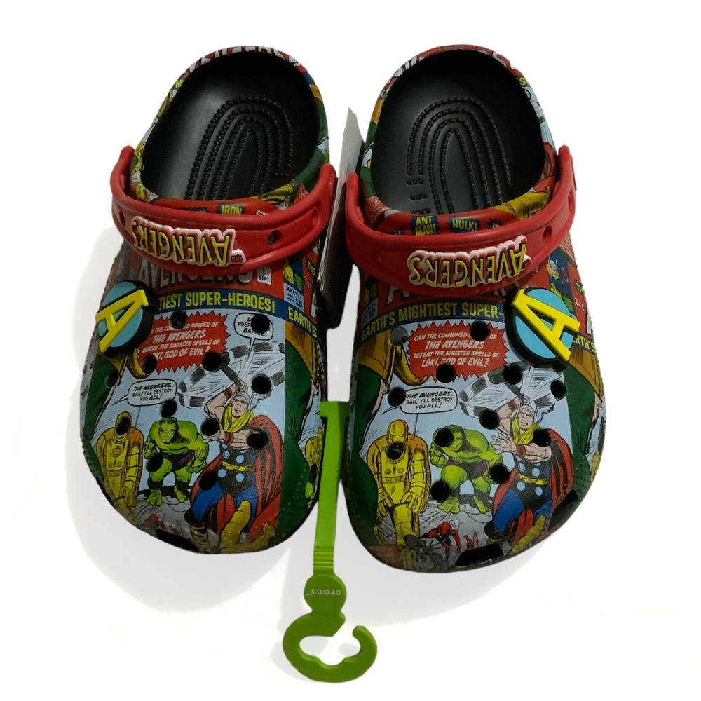 NWT Disney Parks Marvel Avengers Crocs Clogs Adult Size M4/W6 - Picture 3 of 5